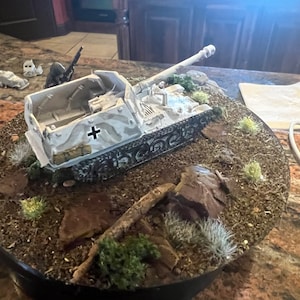 Painted German Marder Tank Destroyer 1/56 28mm