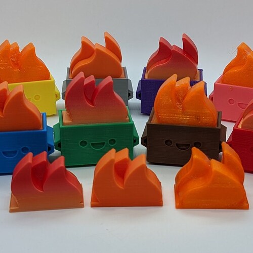 Dumpster Fire Candle Holder Etsy