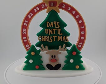 Rudolph Christmas Countdown - 3D Printed
