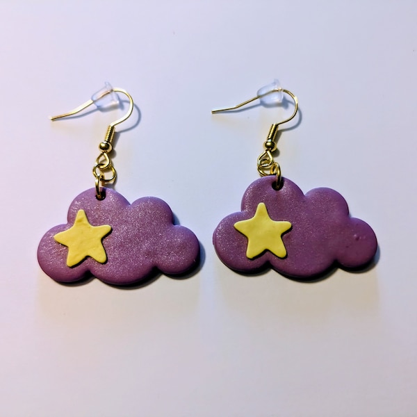 Lumpy Space Princess Cloud Earrings