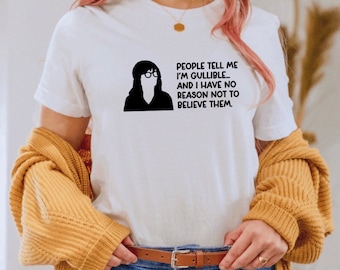 Gullible shirt, Jessica Day shirt, New Girl fan shirt, New Girl show