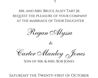 Wedding invitation template, modern wedding templates, printable wedding templates