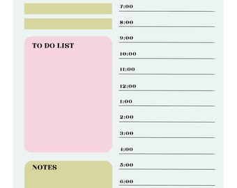 daily planner, to do list, planner, organize