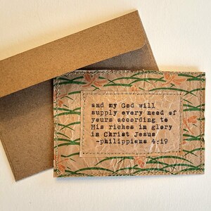 Job's Tears Cross, Beaded Cross, Christian Cross, Scripture Card ...