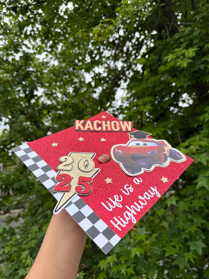 Cars Graduation Lay Cars Inspired Graduation Cap - Etsy