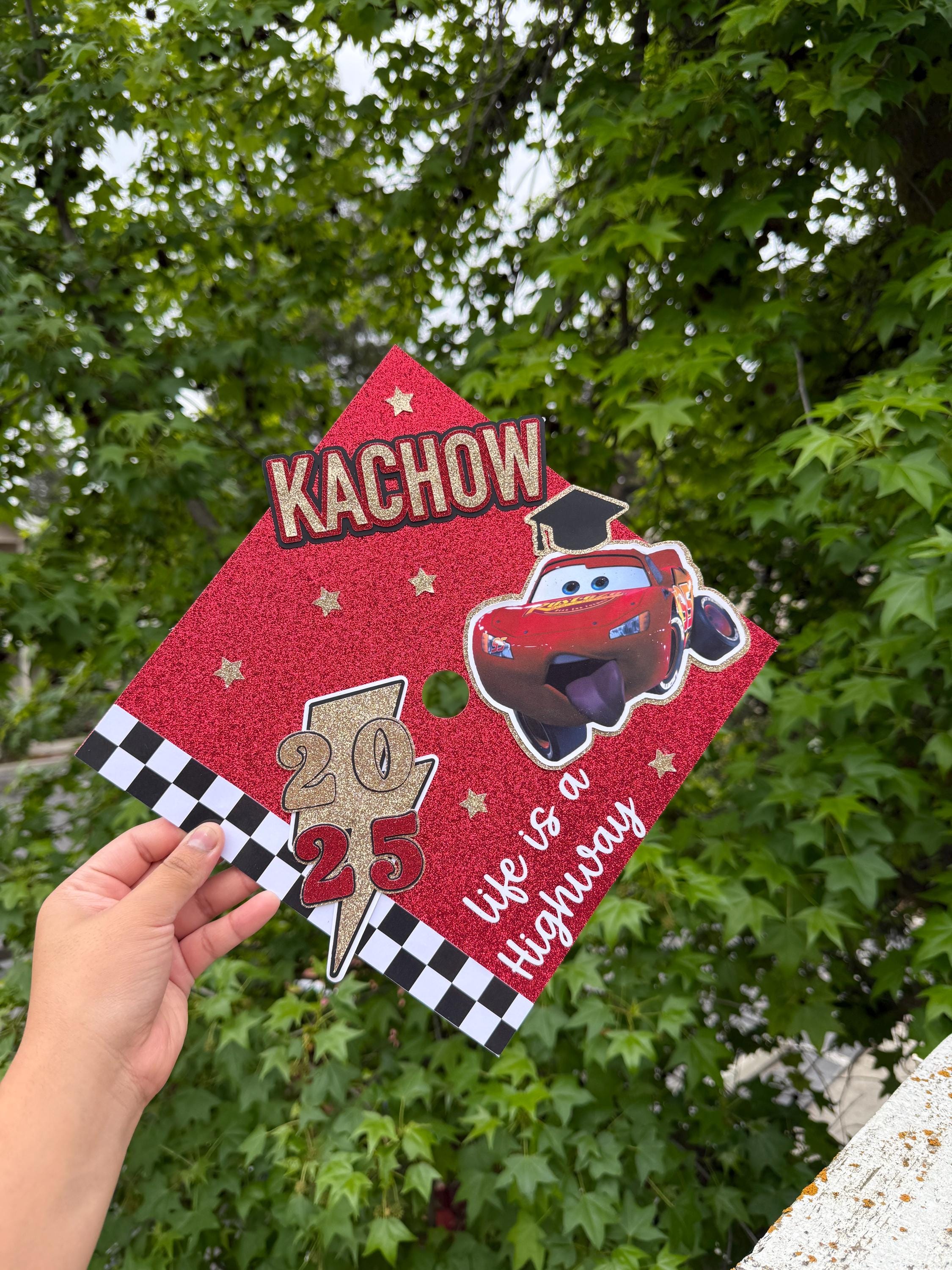 Car Related Grad Cap Cars Inspired Graduation Cap - Etsy
