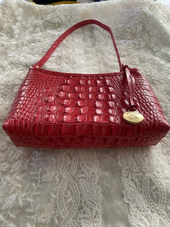 brahmin snakeskin purse