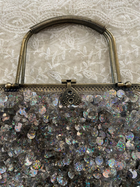Rainbow Sequin Crossbody Bag Gem