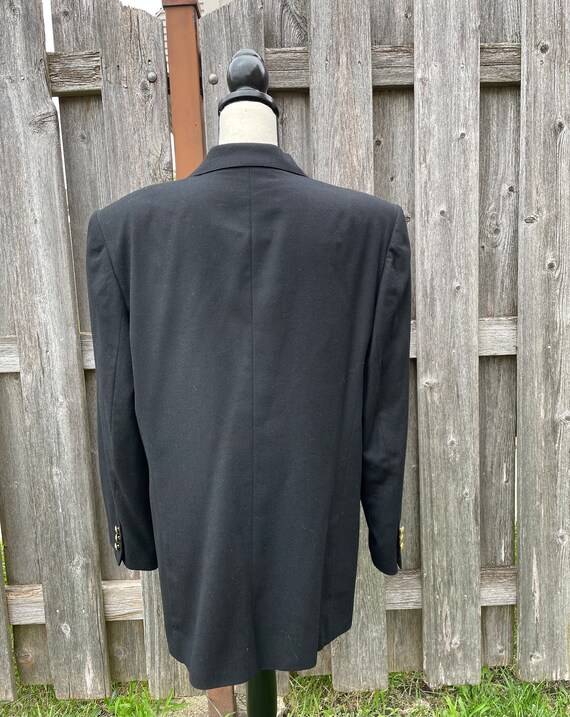 Talbots Black Wool Blazer - image 6