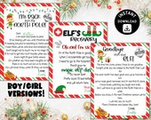 Printable Elf Letter Kit: Welcome, Goodbye, Sick Letter (Instant Download)