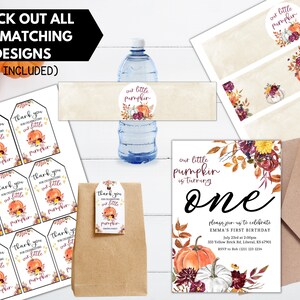 Printable Out Little Pumpkin Thank You Tags, Favor Tags, Pumpkin ...