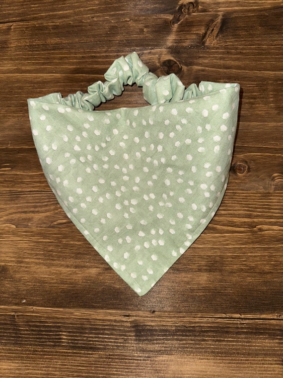 Polka Dot Scrunchie Bandana