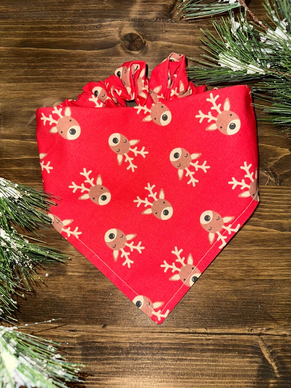 Reindeer Scrunchie Bandana