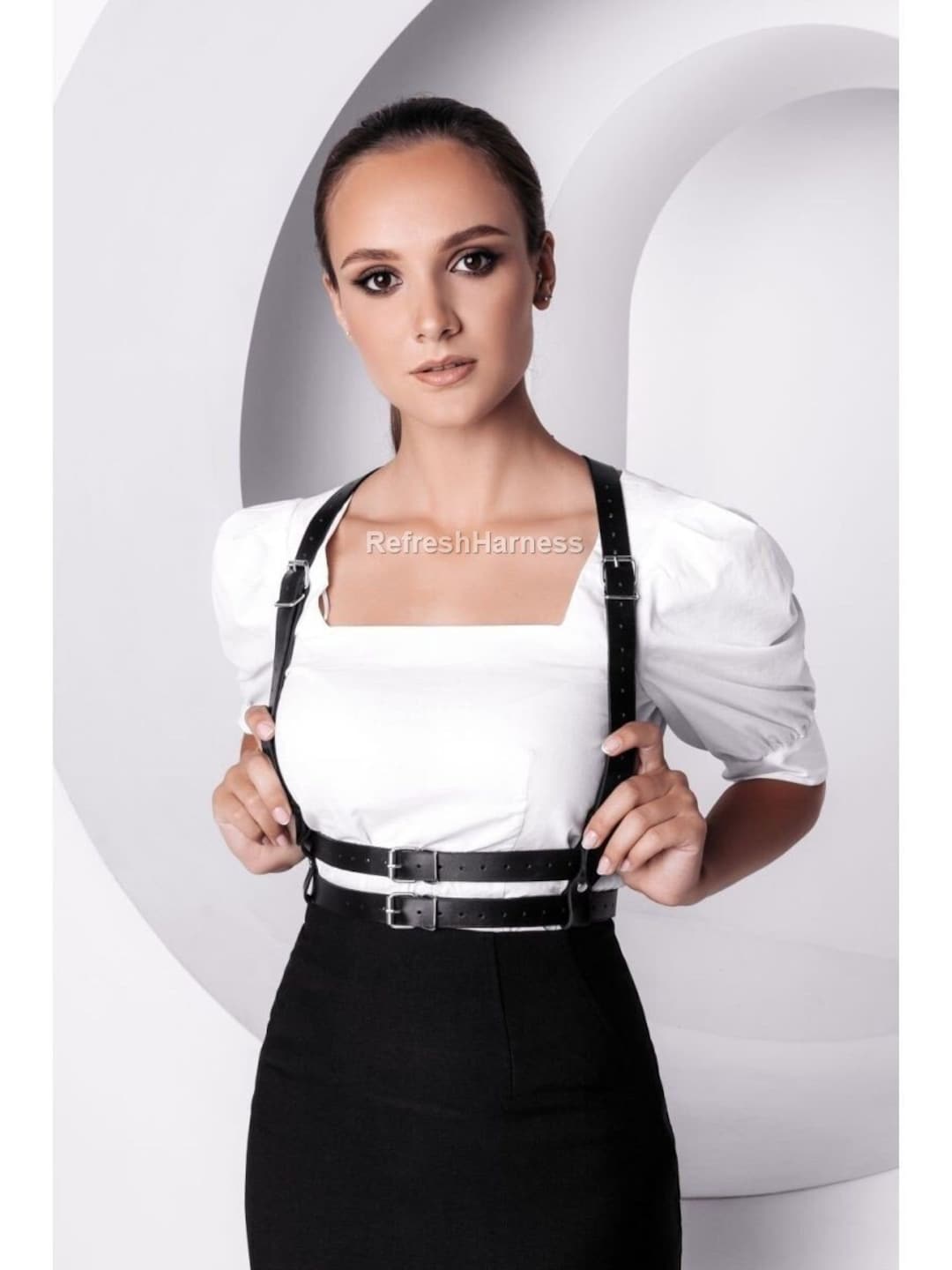 Chest Harness Outfit for Woman Punk Style Waist Harness Belt Etsy