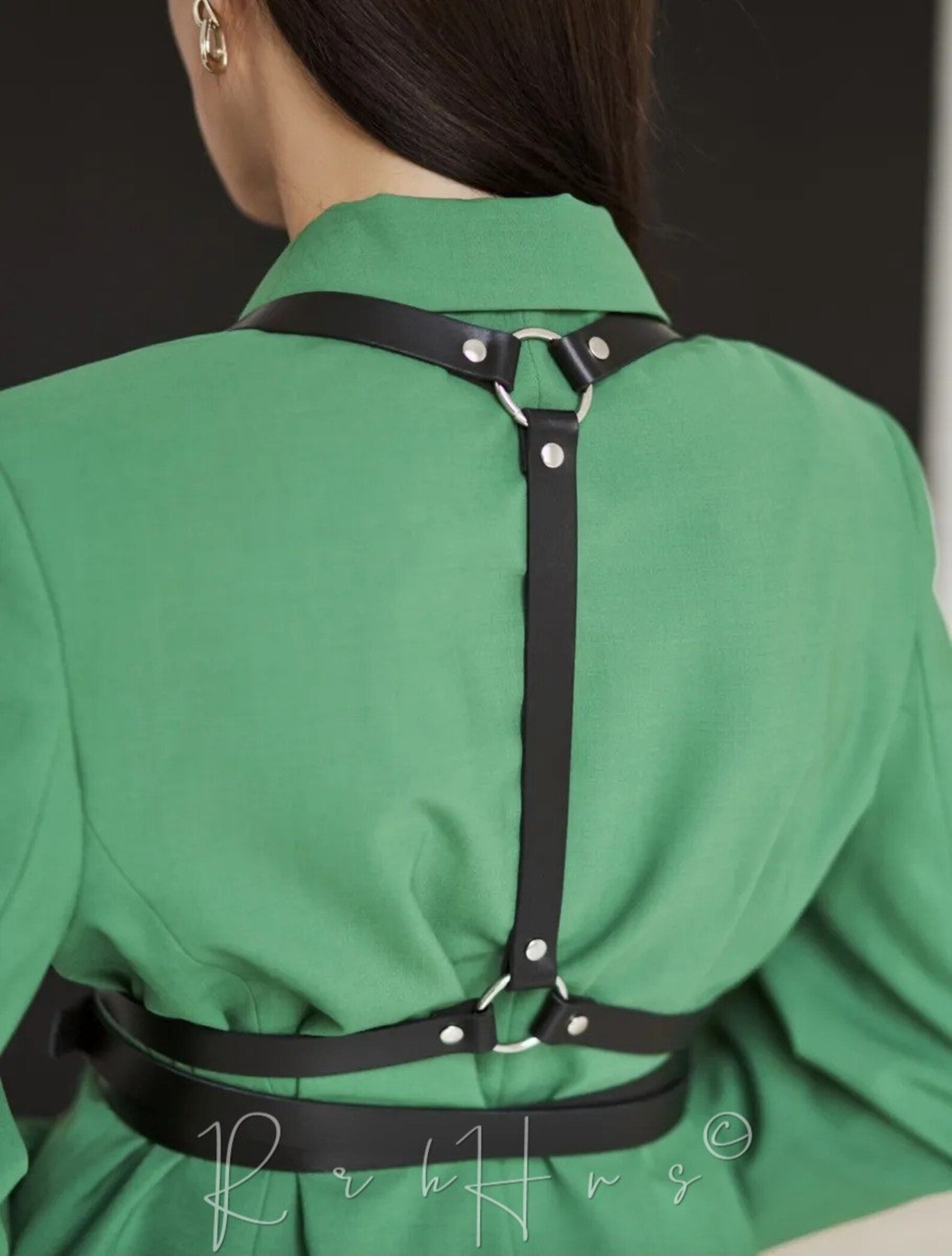 Leather Chest Harness Plus Size Harness Bdsm Chest Harness Etsy