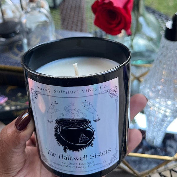 The Halliwell Sisters from Charmed Candle| 9oz Scented Coven Queens Collection Candle | Pop Culture Candle |Love Spell Fall Candle