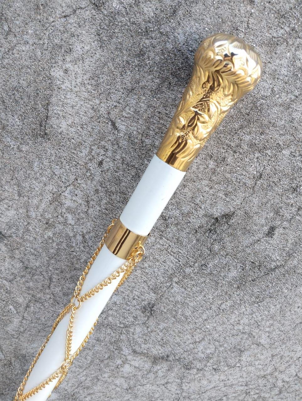 Walking Stick Brass Designer Vintage Style Walking Cane With Gold ...
