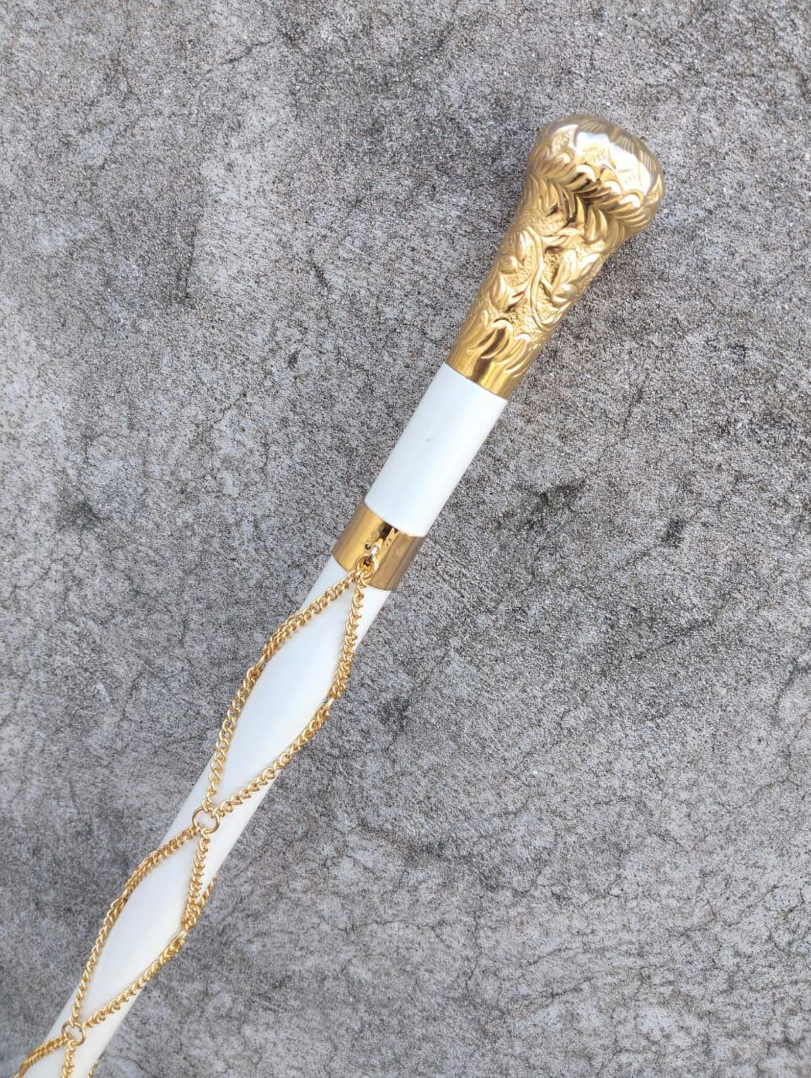 Walking Stick Brass Designer Vintage Style Walking Cane With Gold ...
