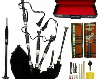 Scottish Great Highland Bagpipes Silver Amounts/Highla