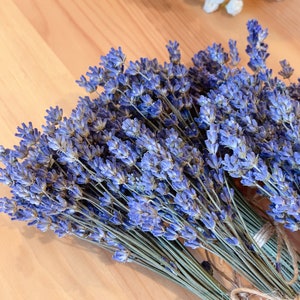 Dried English Lavender, 2025 Harvested, True Lavender, Munstead Bouquet Bundle, Homegrown Fragrancy Gift Home Wedding Decor