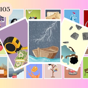 105 op Dixit geïnspireerde uitbreidingskaarten | Psychologiecadeau | Associatieve kaarten | Interne familiesystemen | Emotionele intelligentie [1]