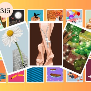 315 Metaphorical Associative Cards | Internal Family Systems | Regulate Nervous System | Psychology Gift | Art Therapy | International [7]