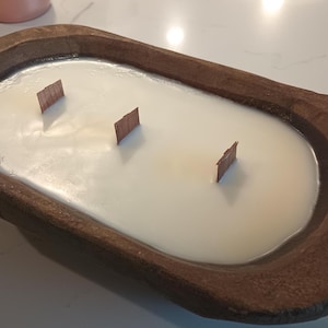 Hand-Poured Soy Wax Dough Bowl Candle - Pick Your Fragrance