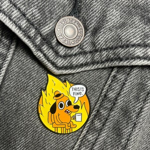 I’m Fine enamel pin