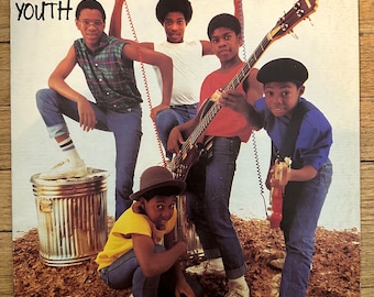 May include: A vintage vinyl record album cover featuring a band called Musical Youth. The album cover features five young men, some holding musical instruments, and the title "The Youth of Today" with the words "Includes: Pass the Dutchie" underneath.