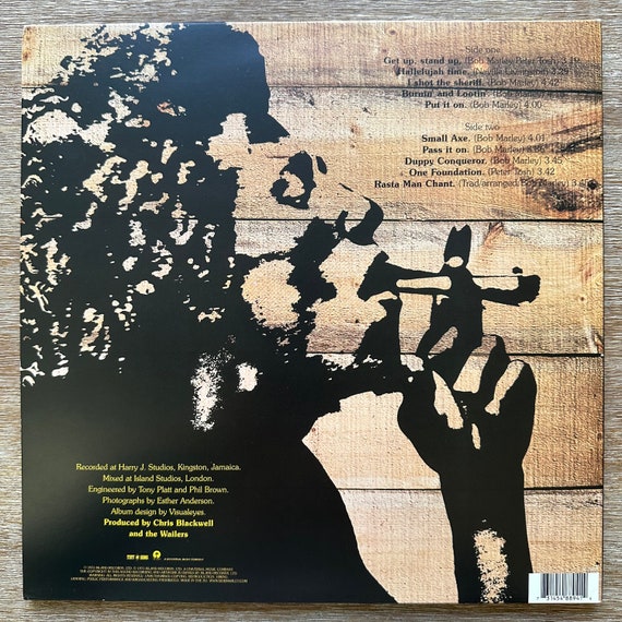Bob Marley/the Wailers - Burnin'.classic Reggae Vinyl LP. FREE