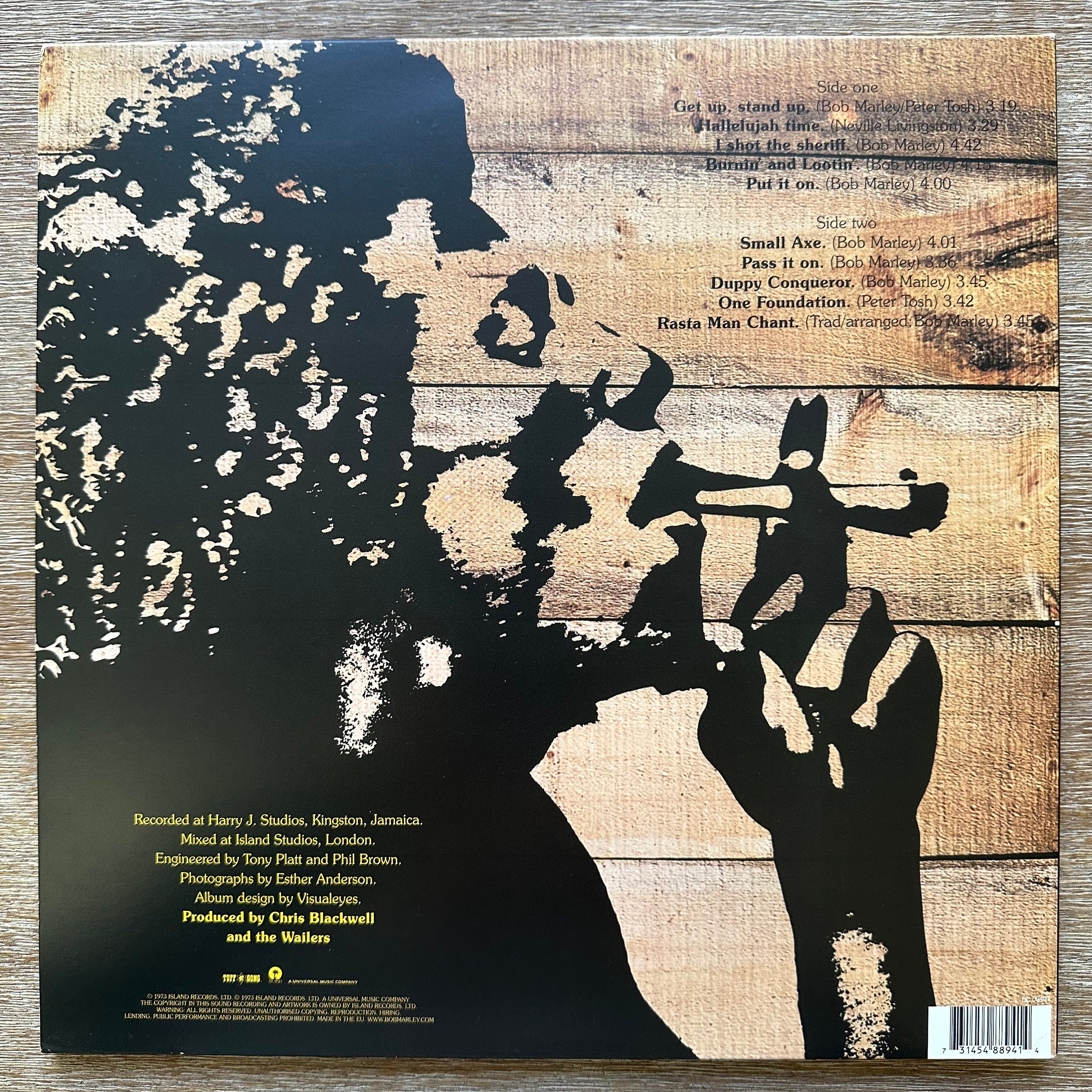 ジャマイカLP Wailers Burnin&amp;#039; 4228462001 Tuff Gong,  Records /00260 Bob Marley, Burnin' (Jamaican Reissue), Limited, Numbered