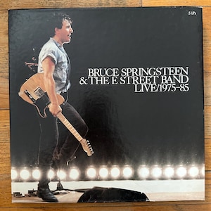 Bruce Springsteen & the E Street Band Live 1975-85. Classic 5 LP Vinyl Box Set. FREE SHIPPING.