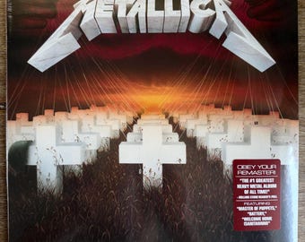 Metallica / Master of Puppets. Sealed Remastered Vinyl LP. FREE SHIPPING.