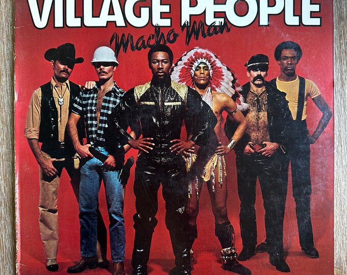 Village People / Macho Man. Vintage Disco Vinyl LP. FREE SHIPPING!