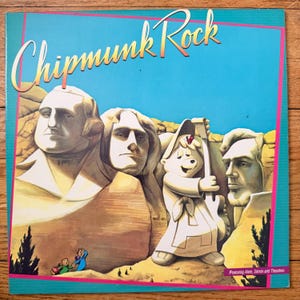 Chipmunk Rock. Rare 1982 Vinyl LP. FREE SHIPPING.