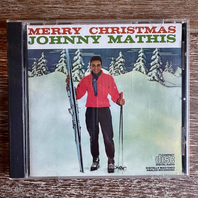 Johnny Mathis / Merry Christmas. Classic Holiday CD. FREE SHIPPING. - Etsy