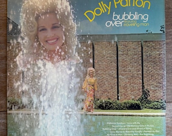 Püppchen Parton / Bubbling Over. Vintage 1973 Schallplatten-LP. KOSTENFREIER VERSAND.