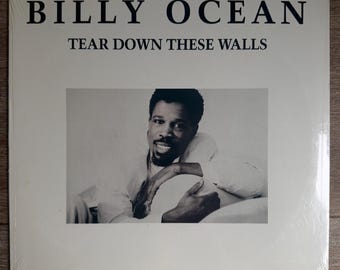 Billy Ocean / Tear Down These Walls. Rare Sealed 1988 Vinyl LP. FREE SHIPPING.
