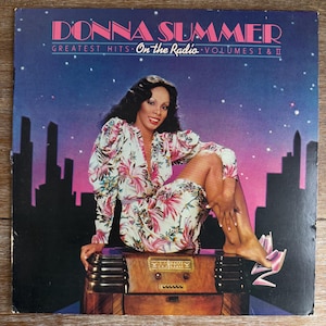 Donna Summer On the Radio Greatest Hits Vol I & II With Rare Poster. Classic Double Vinyl LP. Free Shipping!!