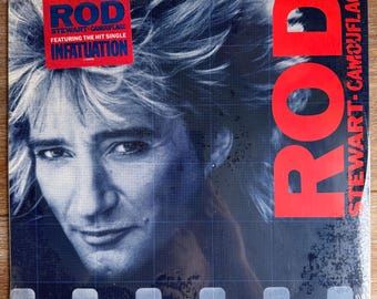 Rod Stewart / Camouflage. Rare Sealed 1984 Vinyl LP. FREE SHIPPING.
