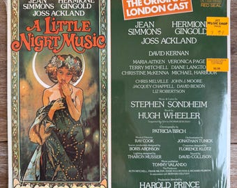 A Little Night Music Original London-besättning av Stephen Sondheim. Förseglad vinyl-LP. Fri frakt!
