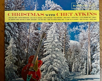 Christmas with Chet Atkins. Classic Holiday Vinyl LP.