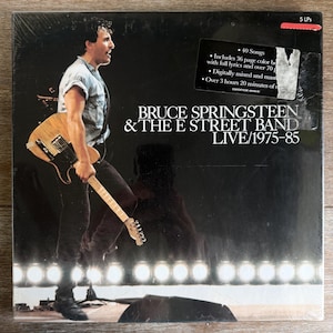 Bruce Springsteen & the E Street Band Live 1975-85. Rare Sealed 1986 5 LP Vinyl Box Set. FREE SHIPPING.