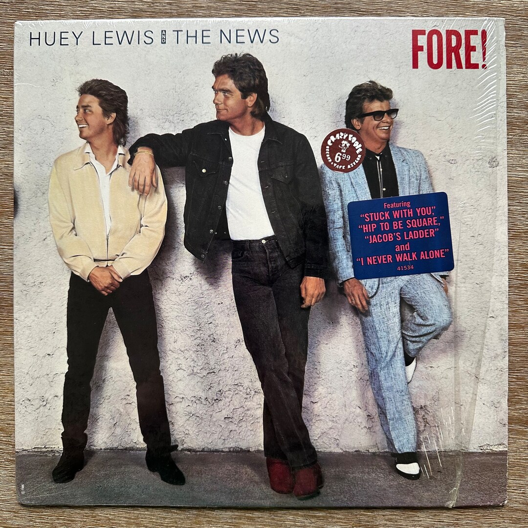 Huey Lewis and the News Fore. Classic Vinyl LP. FREE SHIPPING Etsy