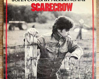 John Cougar Mellencamp / Scarecrow. Vintage 1985 Vinyl LP W/ “Small Town” and “Lonely Ol’ Night”. FREE SHIPPING.
