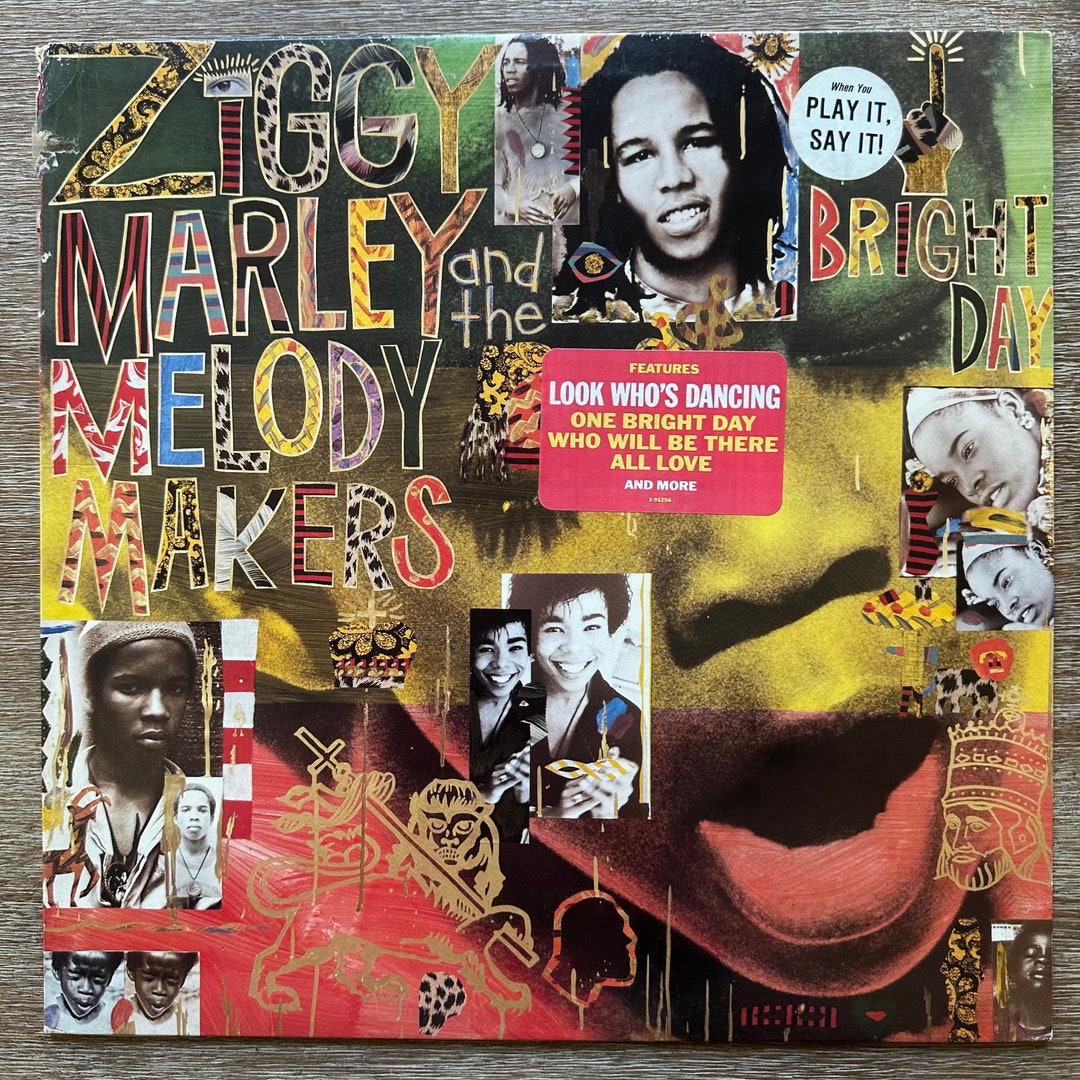 Ziggy Marley and the Melody Makers / One Bright Day. Vintage Etsy