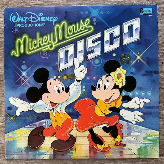 Mickey Mouse Disco. Classic Disney Vinyl LP. FREE SHIPPING! - Etsy