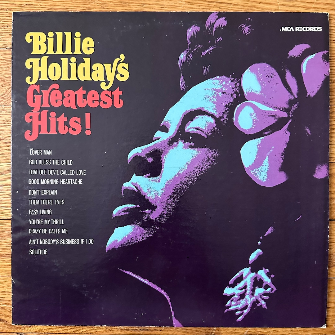 Billie Holidays Greatest Hits Vintage Jazz Vinyl LP FREE SHIPPING Etsy Billie Holidays Greatest Hits Vintage Jazz Vinyl LP FREE SHIPPING Etsy