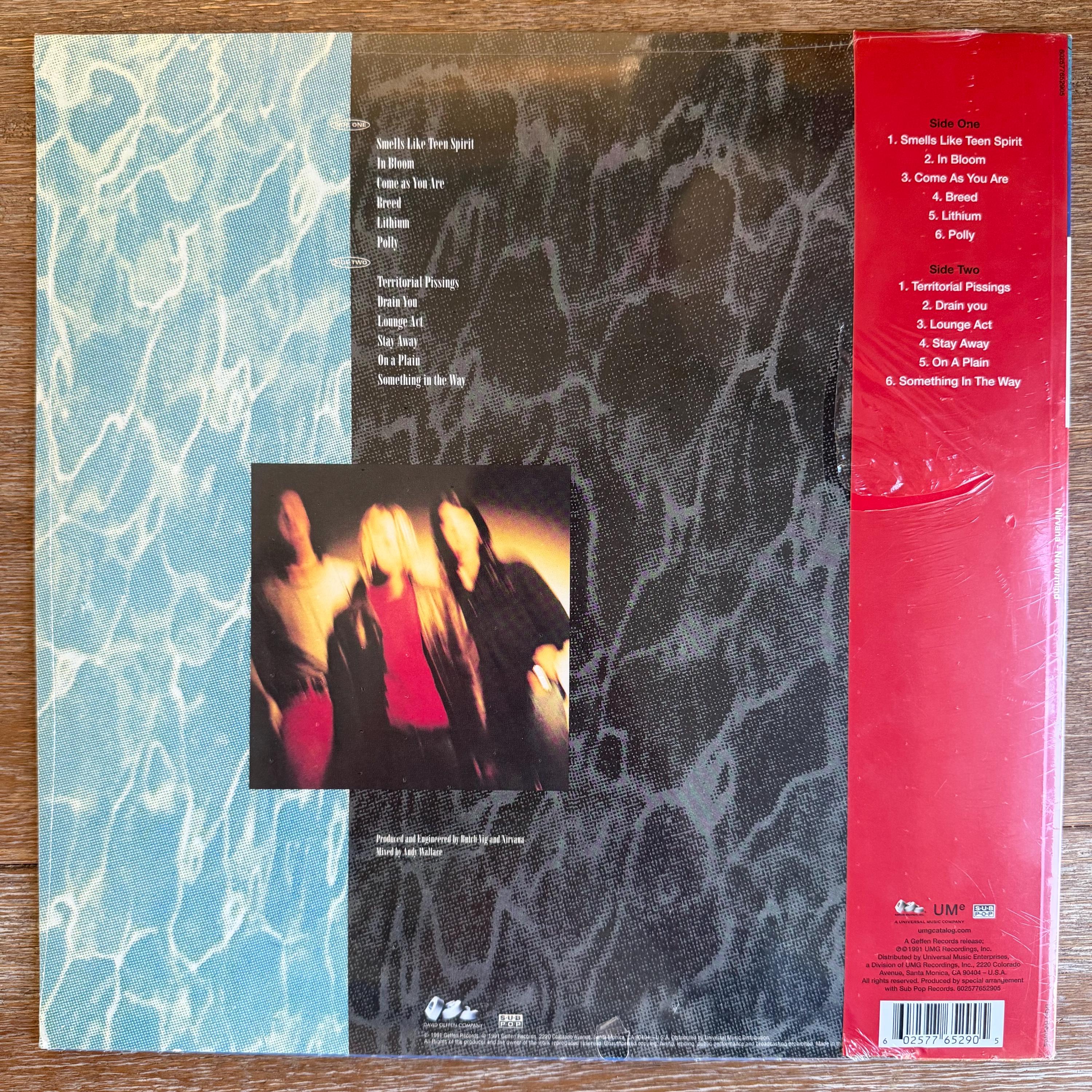 Nirvana / Nevermind. Sealed Limited Edition Metallic Silver Vinyl