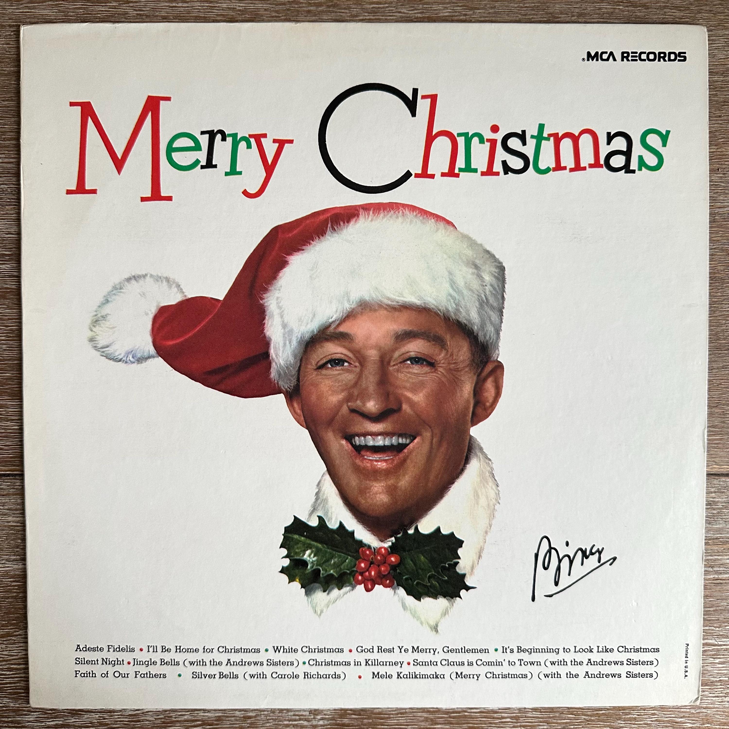 Bing Crosby / Merry Christmas. Vintage Vinyl LP. FREE SHIPPING